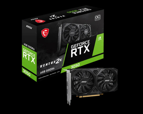MSI GeForce RTX 3050 VENTUS 2X OC 6GB GDDR6 - Anigma